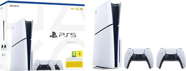 Sony PlayStation 5 PS5 Slim Disc Edition 1TB Konsole inkl. 2 DualSense Wireless Controller | 4K | 8K | 120 Hz | Blu-ray