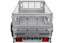 Laden Sie das Bild in den Galerie-Viewer, Anhänger Führerschein B Garden Trailer 200 KIPP 200×106 cm 750 kg mit Laubgitteraufsatz-Neu
