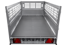 Laden Sie das Bild in den Galerie-Viewer, Anhänger Führerschein B Garden Trailer 200 KIPP 200×106 cm 750 kg mit Laubgitteraufsatz-Neu