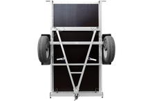 Laden Sie das Bild in den Galerie-Viewer, Anhänger Garden Trailer 200 KIPP 200×106 cm 750 kg [mit Hochspriegel, blauer Hochplane und Stützrad]-Neu