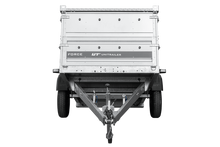 Laden Sie das Bild in den Galerie-Viewer, Autotransportanhänger 230×125 UNITRAILER FORCE 230 KIPP mit BIS-Seitenwänden und Aluminiumabdeckung-Neu