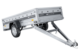 Autotransportanhänger auf Federn 264×125 UNITRAILER FORCE 264/R KIPP-Neu