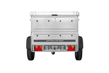 Laden Sie das Bild in den Galerie-Viewer, Einachsanhänger 150×106 UNITRAILER GARDEN 150 KIPP mit BIS-Seitenwänden und Aluminiumabdeckung-Neu