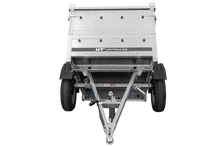 Laden Sie das Bild in den Galerie-Viewer, Einachsanhänger 150×106 UNITRAILER GARDEN 150 KIPP mit BIS-Seitenwänden und Aluminiumabdeckung-Neu