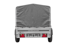 Laden Sie das Bild in den Galerie-Viewer, Einachsanhänger 200×125 UNITRAILER GARDEN 201 KIPP mit H-800 Rahmen und grauer Plane-Neu