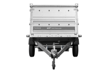 Laden Sie das Bild in den Galerie-Viewer, Einachsanhänger 264×125 UNITRAILER FORCE 264 KIPP mit BIS-Seitenwänden und Aluminiumabdeckung-Neu