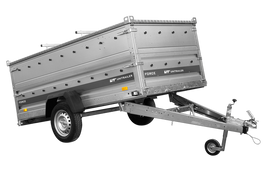Einachsanhänger 264×125 UNITRAILER FORCE 264 KIPP mit BIS-Seitenwänden und Aluminiumabdeckung-Neu