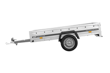 Laden Sie das Bild in den Galerie-Viewer, Einachsanhänger Unitrailer Garden Trailer 230 FD 230 x 125 cm mit Starrdeichsel 750 KG-Neu