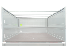 Laden Sie das Bild in den Galerie-Viewer, Faltbarer Pkw Anhänger Garden Trailer 230 KIPP mit zusätzlichen Bordwänden, Stützrad, Flachplane und Planenträgern]-Neu