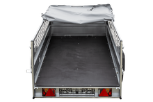 Laden Sie das Bild in den Galerie-Viewer, GARDEN TRAILER 264 KIPP mit Gitteraufsatz, Flachplane und Stützrad-Neu