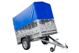 Kipp Anhänger Garden Trailer 200 KIPP mit Laubgitteraufsatz, Hochplane, Hochspriegel und Stützrad-Neu