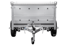 Laden Sie das Bild in den Galerie-Viewer, Leichtanhänger auf Federn 200×125 UNITRAILER GARDEN 201/R KIPP mit BIS-Seiten und Aluminiumabdeckung-Neu