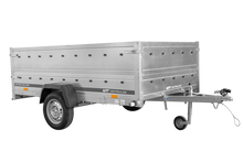 Laden Sie das Bild in den Galerie-Viewer, PKW-Anhänger 264×150 UNITRAILER GARDEN 265 KIPP mit dem Bordwandaufsatz-Neu