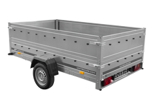 Laden Sie das Bild in den Galerie-Viewer, PKW-Anhänger 264×150 UNITRAILER GARDEN 265 KIPP mit dem Bordwandaufsatz-Neu