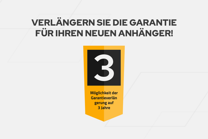 PKW-Anhänger auf Federn 264×125 UNITRAILER GARDEN 264/R KIPP mit BIS-Seiten, H-800-Rahmen und blauer Plane-Neu