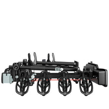 Laden Sie das Bild in den Galerie-Viewer, Peruzzo Parma 4 – Anhängerkupplungs-Fahrradträger für 4 Fahrräder (schwarz)-Neu