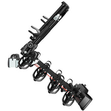 Laden Sie das Bild in den Galerie-Viewer, Peruzzo Parma 4 – Anhängerkupplungs-Fahrradträger für 4 Fahrräder (schwarz)-Neu