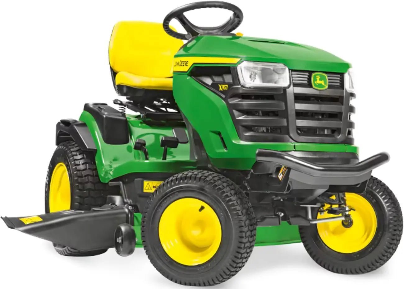 John_Deere_X167_20250212_412f2736-6983-40d9-a3bd-381a6e196136-1-1.jpg John Deere X167 Rasentraktor, 122 cm Schnittbreite, 22 PS Briggs & Stratton V-Twin, Hydrostat – Bild 1