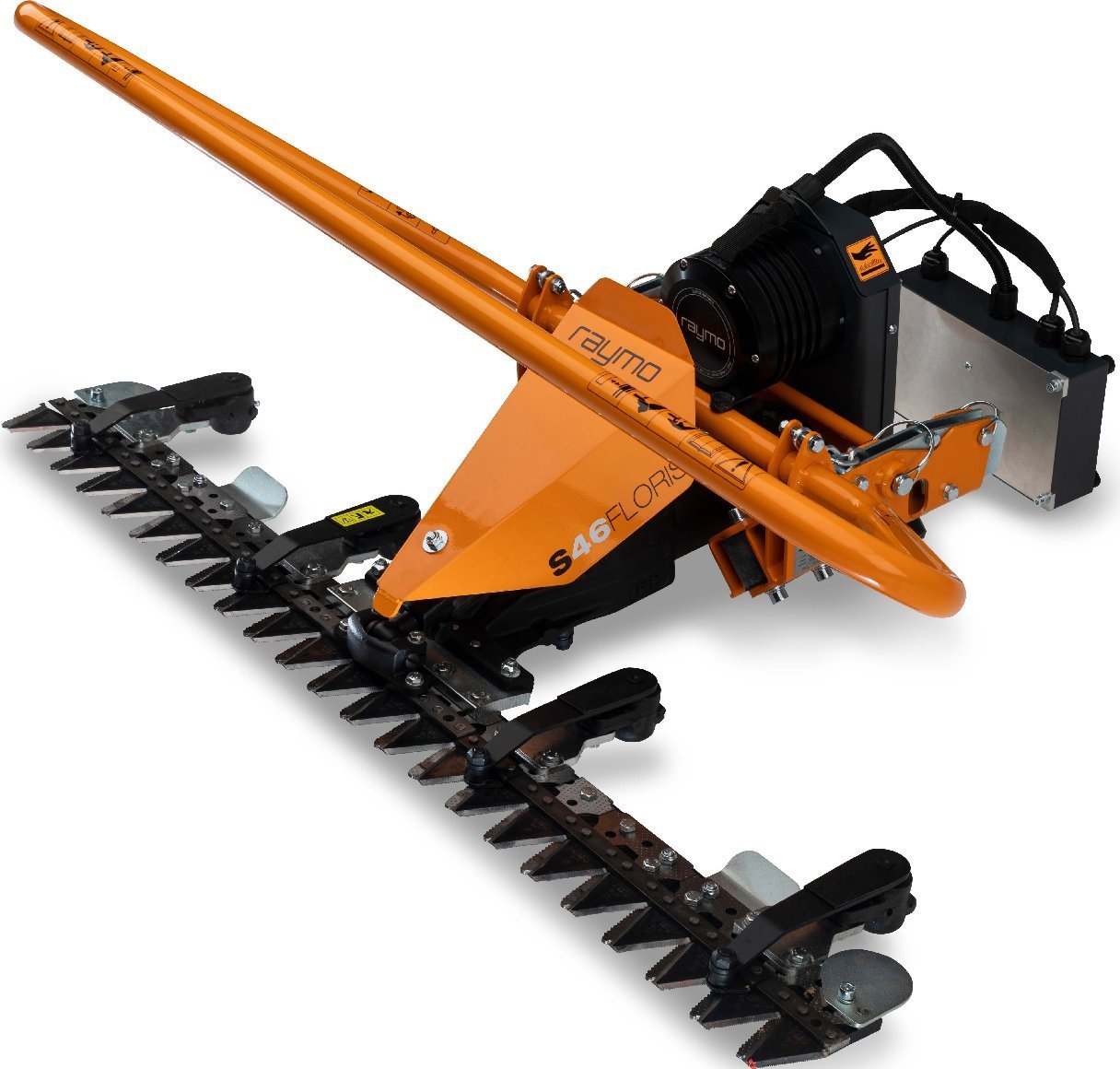 Raymo_S46Floris_117cm_20250922-2.jpg Raymo S46FLORIS Balkenmähwerk elektrisch – Umweltfreundliches Einzelbalken-Mähwerk für Wildblumenwiesen – Bild 1