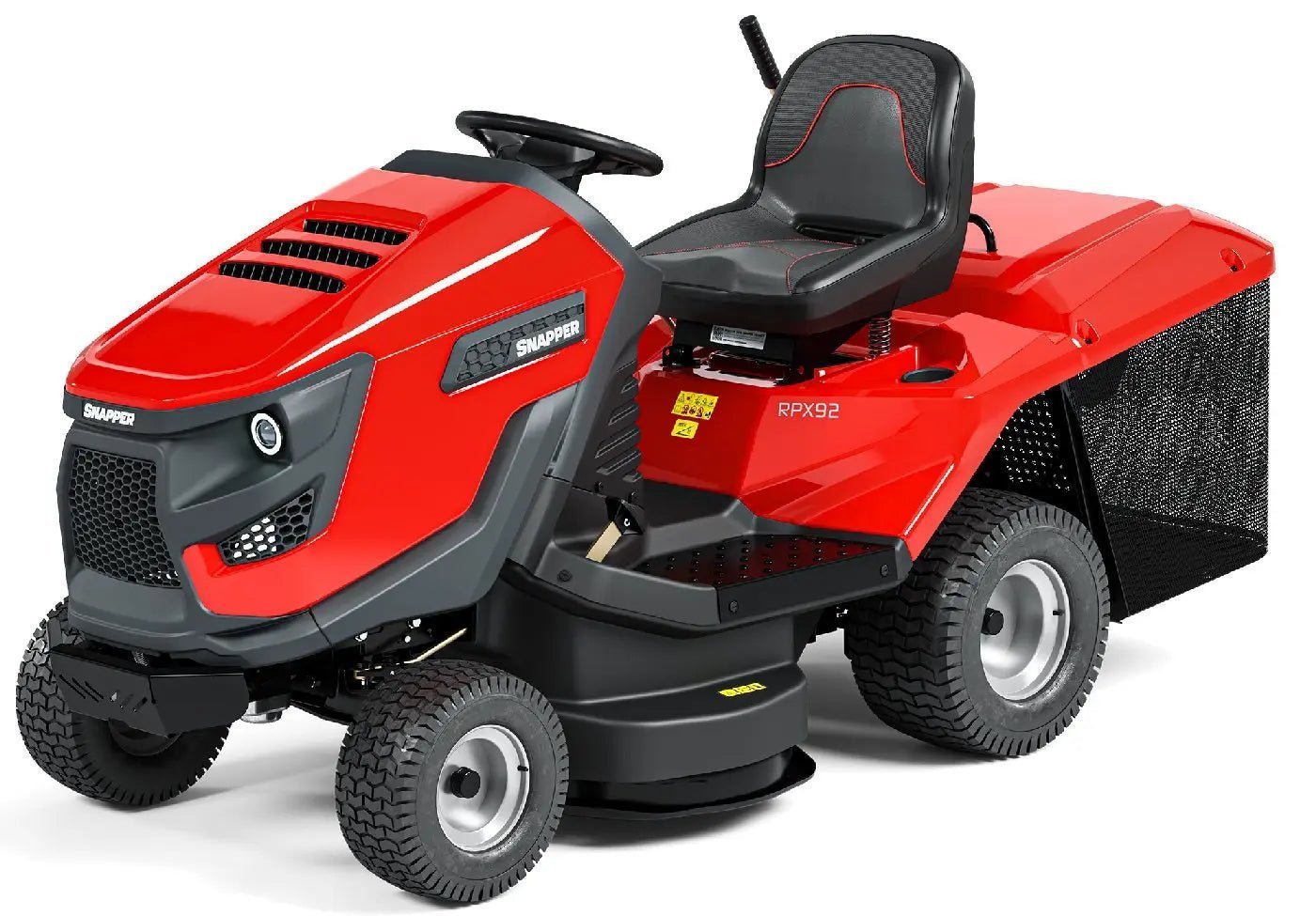 Snapper_RPX_92_20260115-1-1.jpg Rasentraktor RPX92 92 cm – 16 PS Briggs & Stratton V-Twin, Hydrostat, 300 L Fangkorb – Bild 1